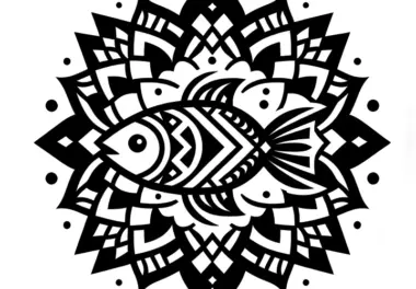 Fisch-Mandala einfach: Kostenlos zum Ausmalen