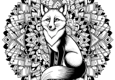 Spirituelles Fuchs-Mandala: Kostenlos Zum Ausdrucken