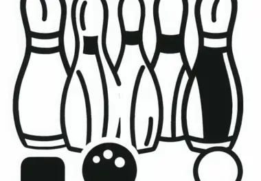 Bowlingpins Malvorlage kostenlos zum Download