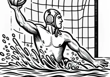 Wasserball: kostenlose Ausmalbilder