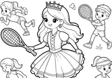 Prinzessin unterwegs & auf Reisen: gratis Ausmalbilder