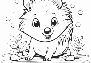 Igel-Ausmalbilder kostenlos herunterladen