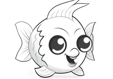 Fische-Ausmalbilder kostenlos herunterladen