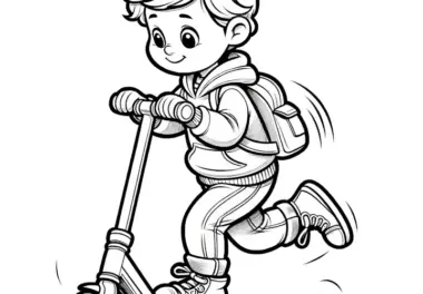 Roller: Ausmalbilder & Malvorlagen