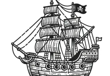 Segelschiffe: Ausmalbilder & Malvorlagen