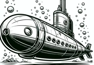 U-Boote: Ausmalbilder & Malvorlagen