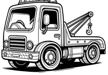 Laster & Lkw: Ausmalbilder & Malvorlagen