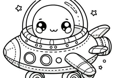 Außerirdische & UFOs: Ausmalbilder