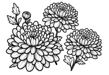 Blumen, Pflanzen, Bäume, Kräuter & Sträucher: Ausmalbilder