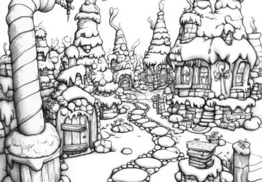 Fantastisches Wunderland: kostenlose Ausmalbilder