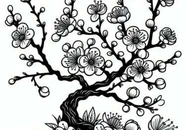 Blühender Zwetschgenbaum im Frühling (Kostenlos)