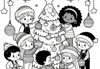 Dezember: kostenlose Ausmalbilder & Malvorlagen