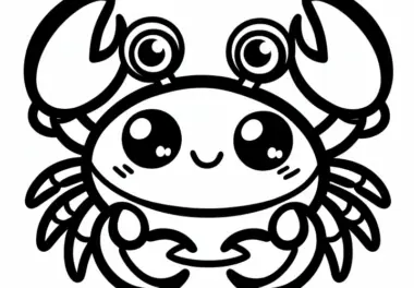 Krebs Malvorlage zum Download (Kostenlos)