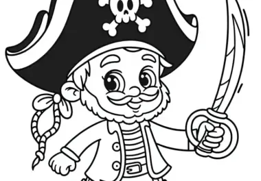 Piraten: kostenlose Ausmalbilder