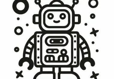 Roboter: kostenlose Ausmalbilder