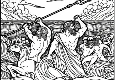 Griechische Mythologie: Ausmalbilder kostenlos ausmalen