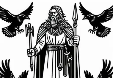 Nordische Mythologie: Ausmalbilder kostenlos ausmalen