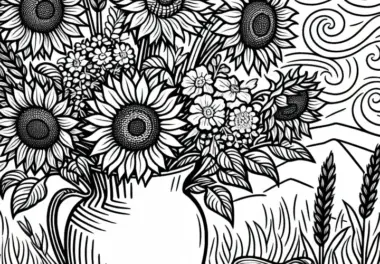 Vincent van Gogh: Ausmalbilder
