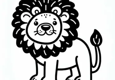 Löwen: kostenlose Ausmalbilder