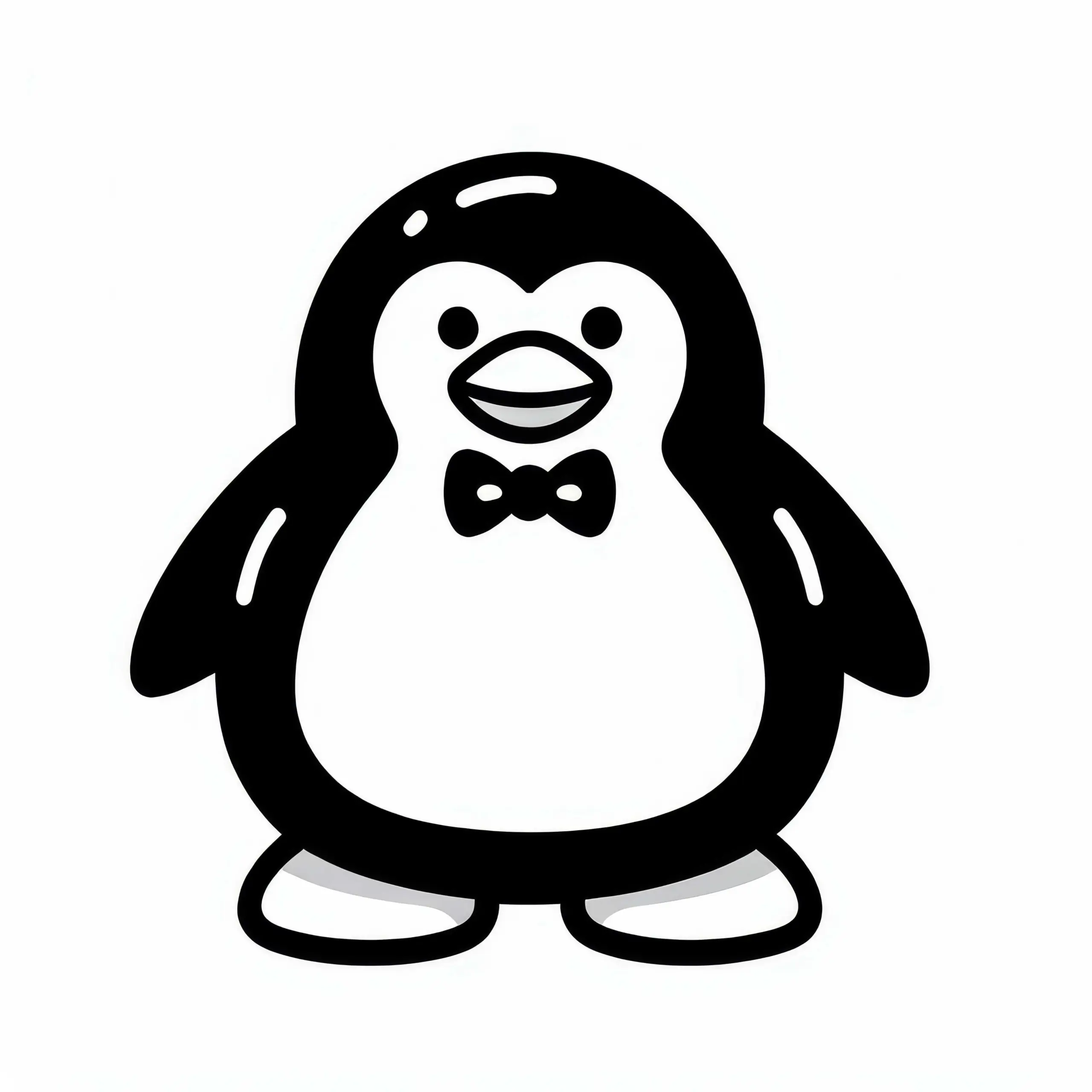 Adeliepinguin Ausmalbild Gratis Download