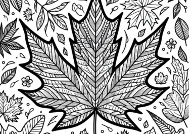 Herbstblätter: kostenlose Ausmalbilder