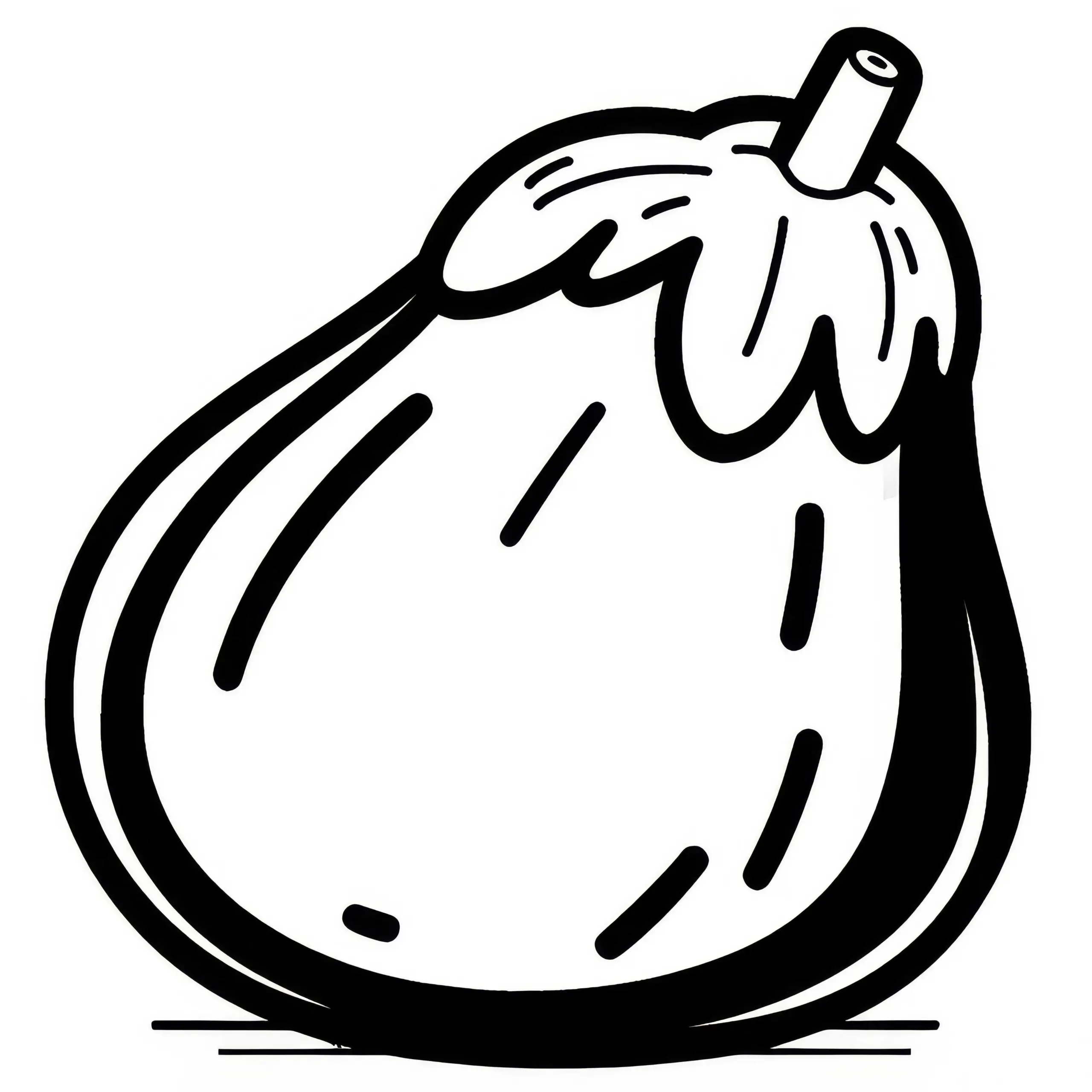 Aubergine Ausmalbild Kostenlos
