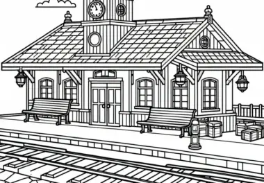 Verkehr & Infrastruktur: kostenlose Ausmalbilder