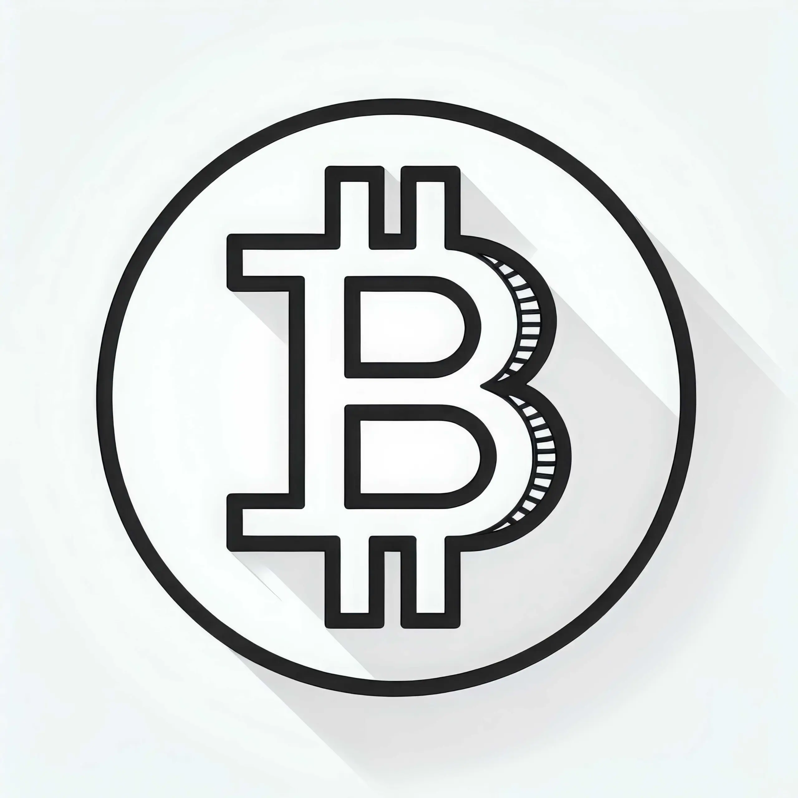 Bitcoin-Symbol Ausmalbild Kostenlos