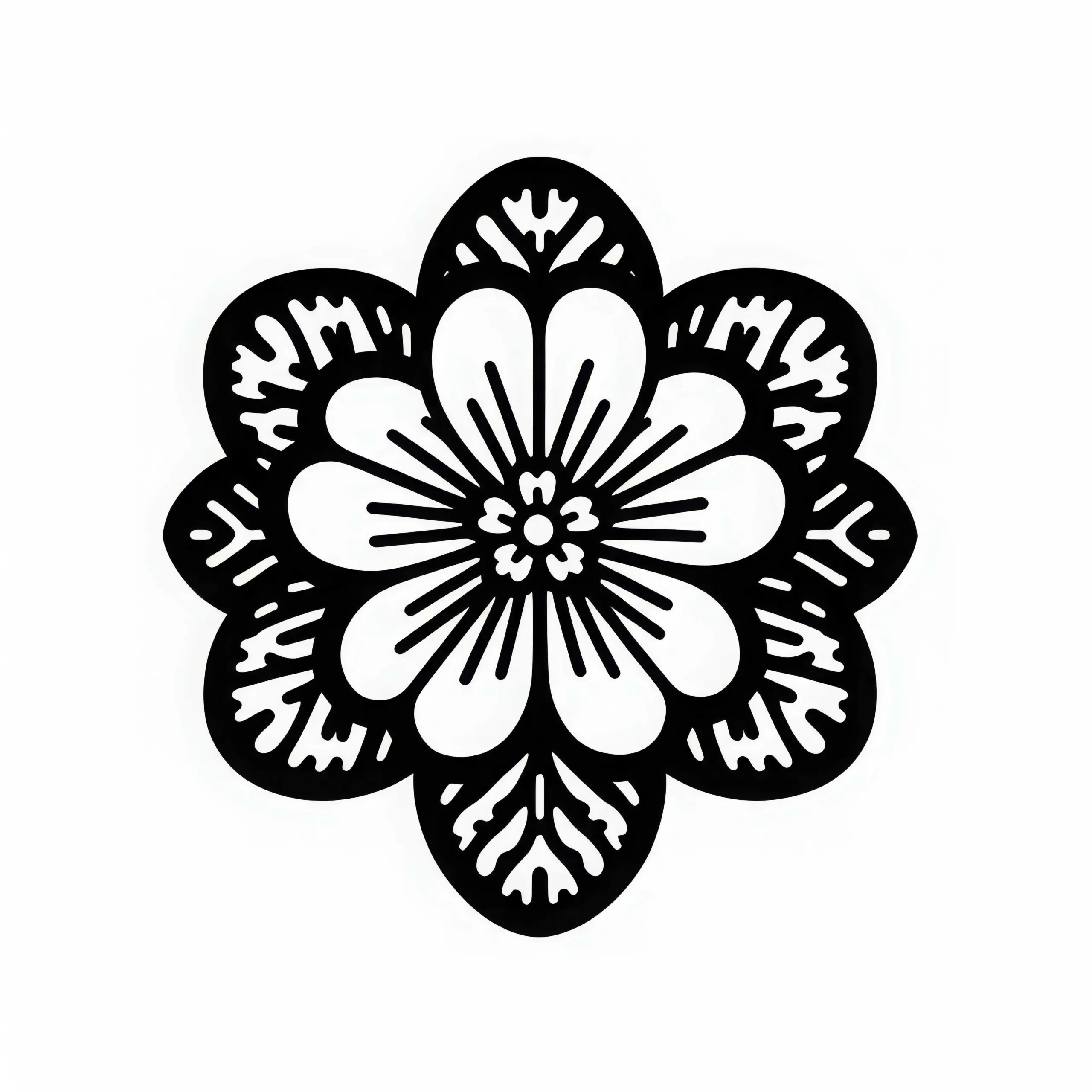 Ausmalbilder von Primeln – Kostenlose Malvorlage der Blüte