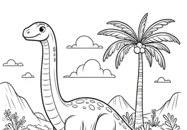 Dinosaurier-Bilder zum Ausmalen (kostenlos)