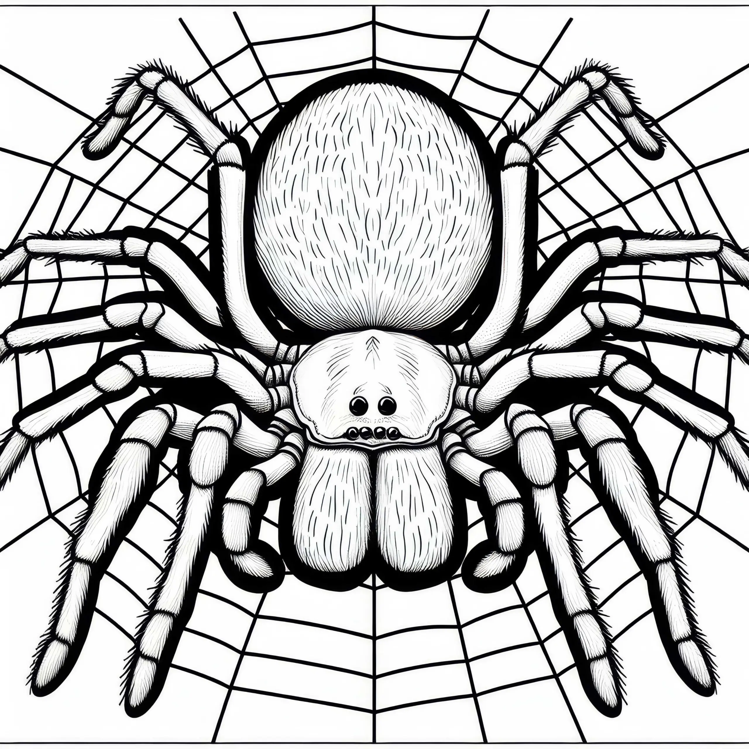 Braune Einsiedlerspinne Loxosceles Reclusa Ausmalbild Kostenlos