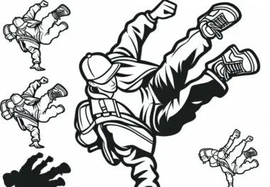 Breakdance: kostenlose Ausmalbilder