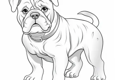 Hunde-Ausmalbilder kostenlos herunterladen