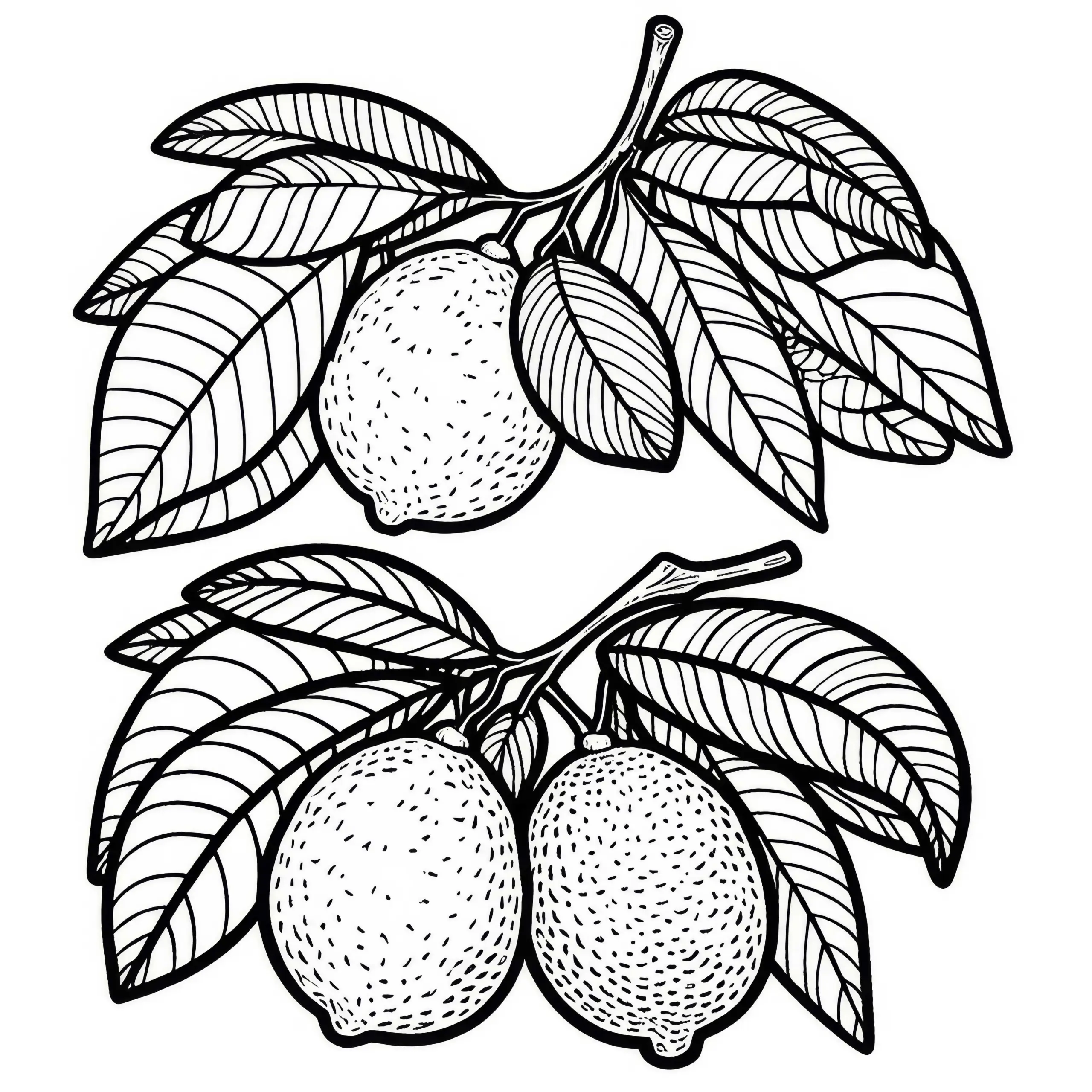 Calamansi Ausmalbild Kostenlos