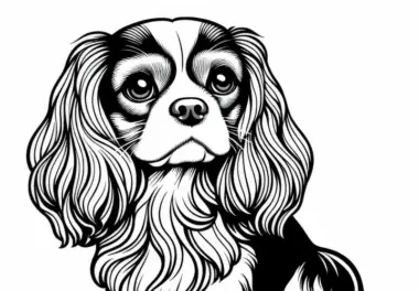 Cavalier King Charles Spaniel Malvorlage für Hunde Kostenlos