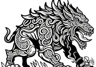 Cerberus: kostenlose Ausmalbilder