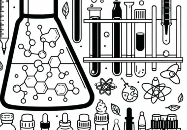 Chemikalienflaschen Malvorlage Einfach Gratis