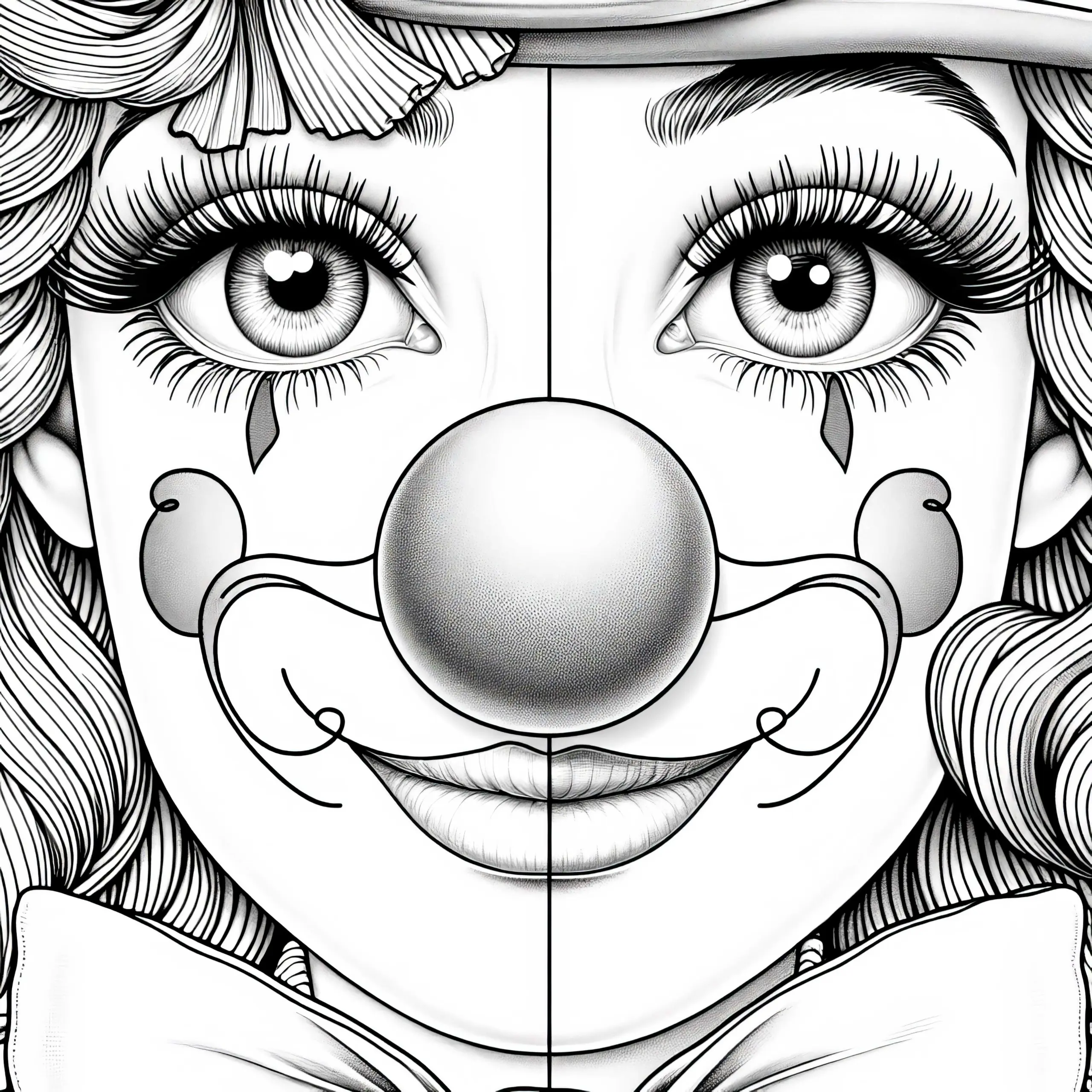 Clown Ausmalbild – Detailreich und Gratis
