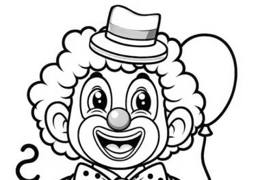 Clown: kostenlose Ausmalbilder