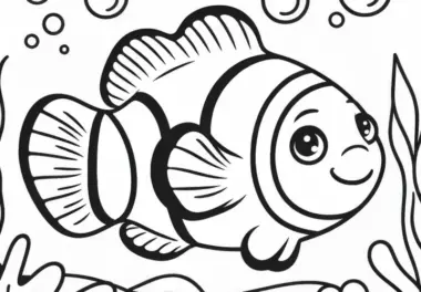 Clownfisch Malvorlage gratis