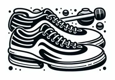 Curling-Schuhe mit Gleitsohle Malvorlage kostenlos