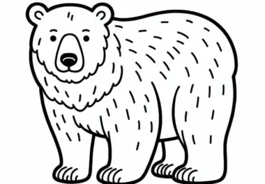 Eisbär Malvorlage Kostenlos