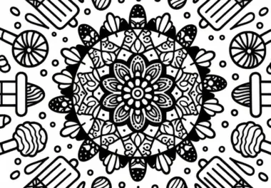 Sommer-Mandalas zum Ausmalen