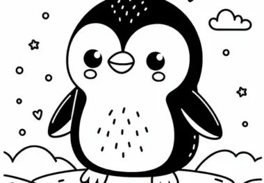 Feenpinguin – Kleiner Vogel aus Australien und Ozeanien – Ausmalbild kostenlos