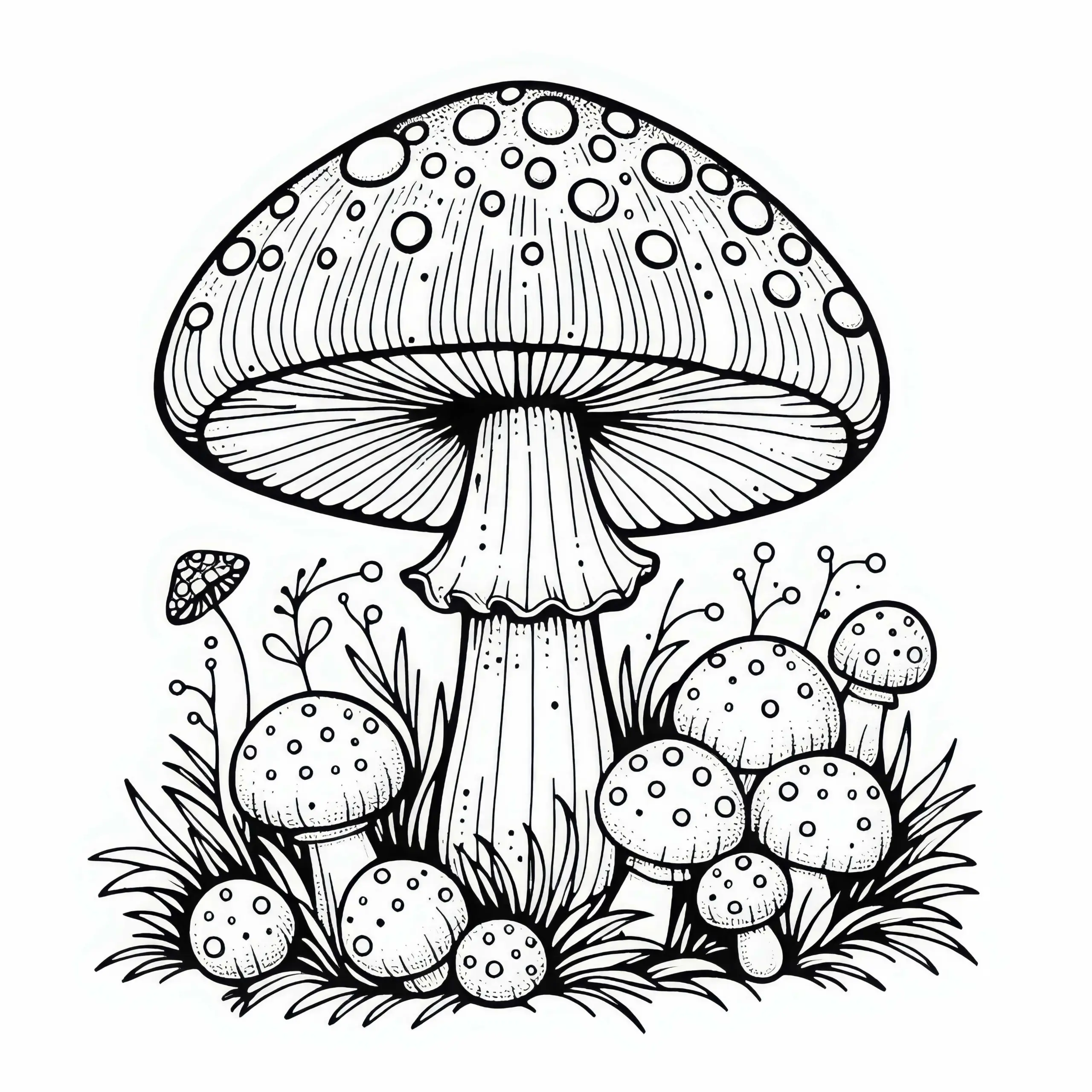 Fliegenpilz Malvorlage – Kostenlose Ausmalbilder für Pilz-Fans