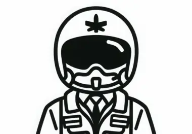 Fliegeranzug eines Kampfjet-Piloten – Ausmalbild einfach gratis herunterladen