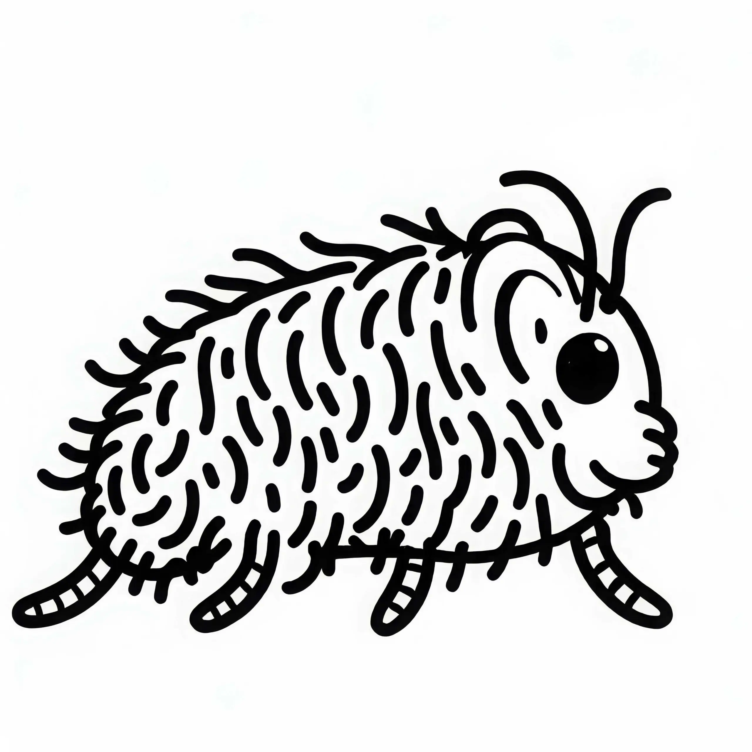 Floh Malvorlage zum Herunterladen (Gratis) (Ausmalbild)