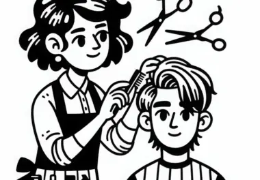 Friseur: kostenlose Ausmalbilder