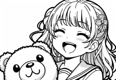 Anime: Ausmalbilder im Manga-Look (kostenlos)