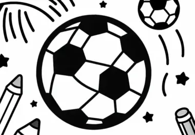 Fußball Malvorlage Einfach Kostenlos